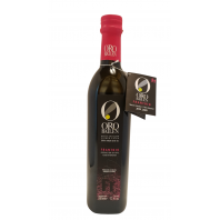 Botella cristal de 500ml de aceite de oliva virgen extra. Cosecha 2020/2021. Frantoio. Oro Bailén