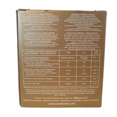 Flor sal limón & pimienta  100g