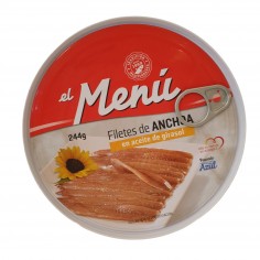 Lata de 244 g. de Anchoa en Aceite de Girasol El Menú