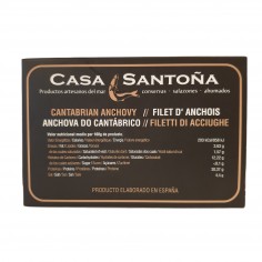 Envase de 120 g. de Anchoas 00 del Cantábrico Selección Especial Casa Santoña 8 filetes 2