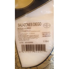 Sobre de 100g de Bacalao Ahumado Salazones Diego 2