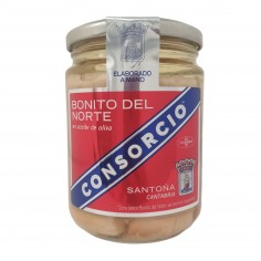 Bonito del norte en aceite de oliva Peso neto 400g Peso escurrido 260g