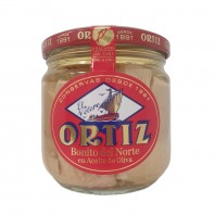 Tarro 270g de Bonito del norte de Oliva ORTIZ Peso neto 270g Peso escurrido 180g