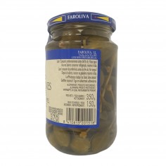 Bote de 350g. Alcaparrones en Vinagre El Faro Peso neto 350g Peso escurrido 150g Capacidad 370ml 2