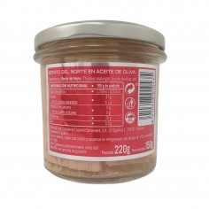Bonito del norte en aceite de oliva 220g 2