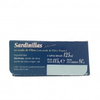 Sardinillas en aceite de oliva 20/30 piezas