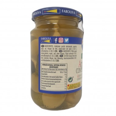 Aceituna gordal con pepinillo en vinagre 150g