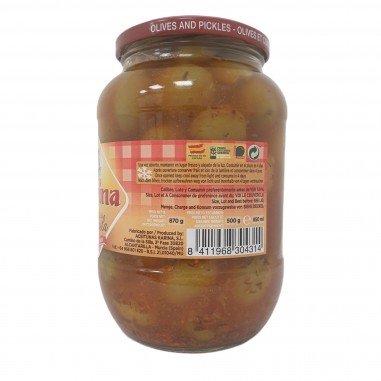 Aceituna verdes aliñadas de la abuela 500g