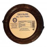 Navajas al natural  12/14  piezas