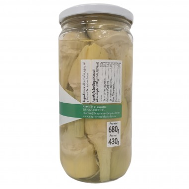 Alcachofa semilarga al natural 10-14 piezas