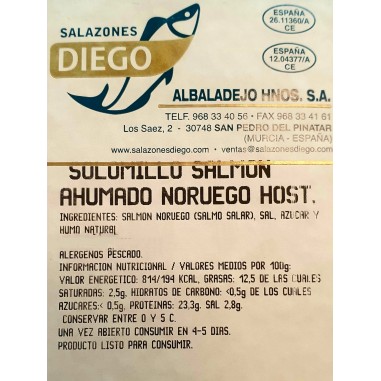 Solomillo de salmón ahumado 500g