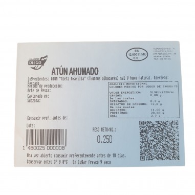 Atún ahumado 350g