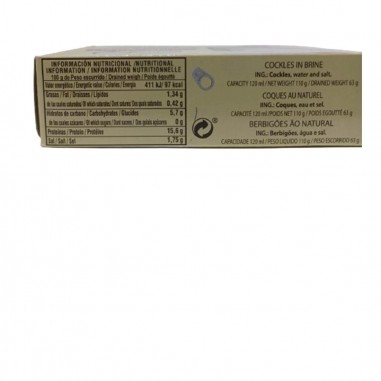 Berberechos Rías Gallegas  30/40 piezas