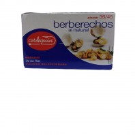 Lata de 120ml de berberechos al natural de la Rías, medianos - 35/45 piezas, Arlequín