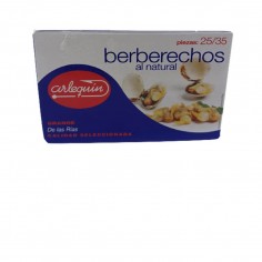 Berberechos al natural 25/35 piezas