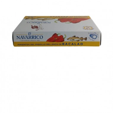Pimientos de piquillo rellenos de bacalao 260g