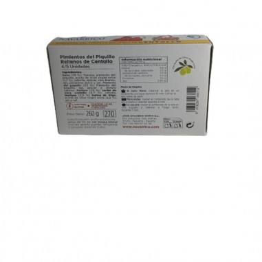 Pimientos de piquillo rellenos de centollo 260g