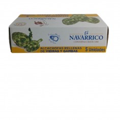 Alcachofas rellenas de vieiras y gambas 425g 2