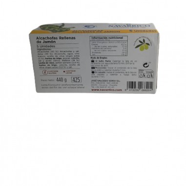 Alcachofas rellenas de jamón 425g