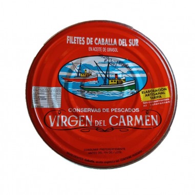 Filete de Caballa en aceite de girasol Virgen del Carmen