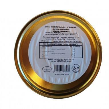 Anchoas en AOVE y aceite de trufa 10-12 filetes