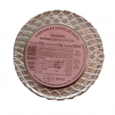 Sardinillas en aceite de oliva 22 piezas