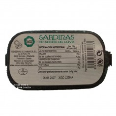 Sardinillas en aceite de oliva 16/22 piezas Cambados en Salazones Diego 2
