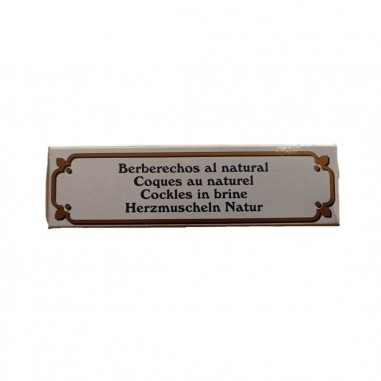 Berberechos al natural 30/35 piezas