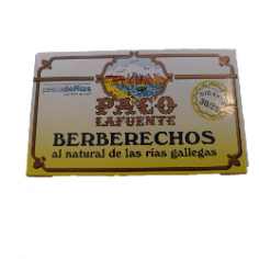 Comprar berberechos al natural de las Rías Gallegas en Salazones Diego