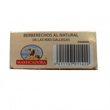 Berberechos al natural 30/35 piezas