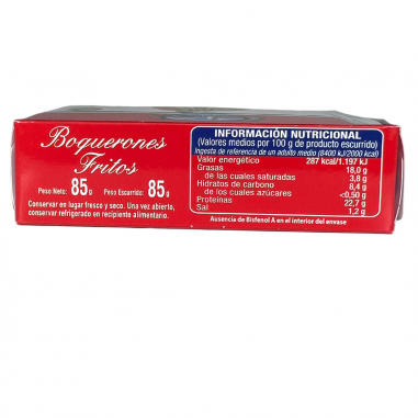 Boquerones fritos de Málaga 85g