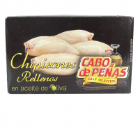 Chipirón relleno aceite de oliva 120g Cabo de Peñas en Salazones Diego