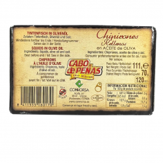 Chipirón relleno aceite de oliva 120g Cabo de Peñas en Salazones Diego 2