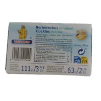 Berberechos al natural 35/45 piezas