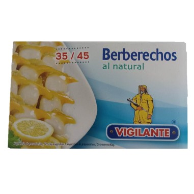 Comprar en Salazones Diego Lata de 120 ml berberechos al natural El Vigilante 35/45 piezas
