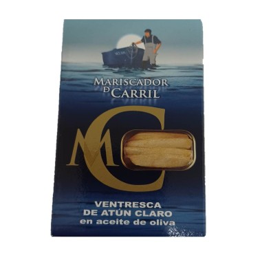 Ventresca de atún aceite de oliva 120gr Mariscador de Carril compra en Salazones Diego