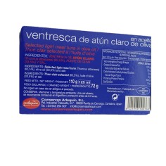 Comprar Ventresca de atún aceite de oliva 110g Arlequín Salazones Diego 2