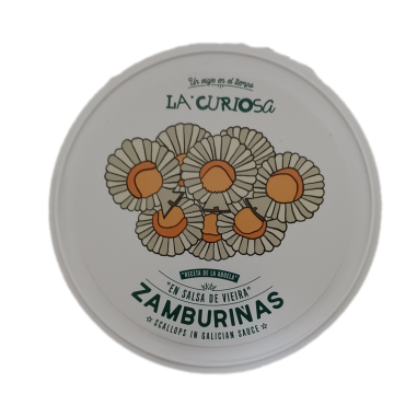 Comprar Zamburiñas en Salsa de Vieira La Curiosa en Salazones Diego