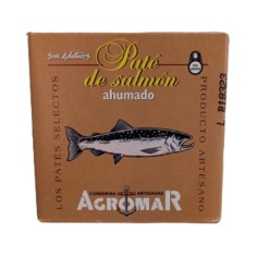 Lata de 100 g de Paté de Salmón ahumado Agromar 2