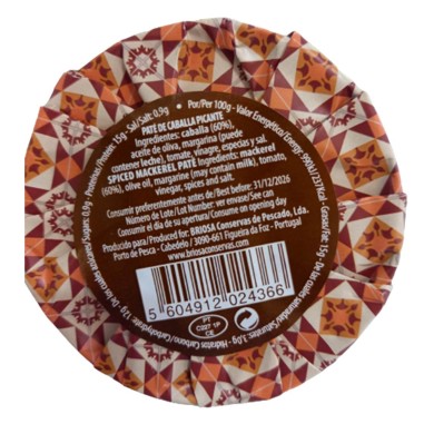 Paté de caballa picante 75g