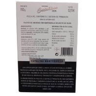 Anchoas con mantequilla 12/15 filetes