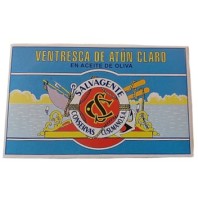 Lata de 115 de Ventresca de Atún claro en aceite de oliva Cusumano