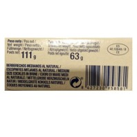 Berberechos al natural 35/45 piezas