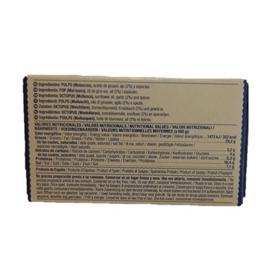 Paté de pulpo al ajillo 75g