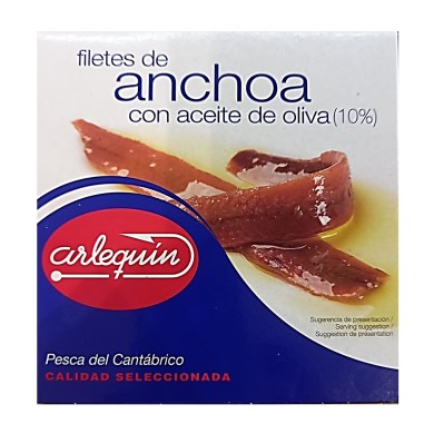 Comprar anchoas en aceite de oliva Arlequín en Salazones Diego