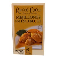 Comprar mejillones pequeños en escabeche Ramón Franco en Salazones Diego