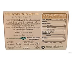 Comprar mejillones pequeños en escabeche Ramón Franco en Salazones Diego 2