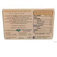 Mejillones en escabeche  16/20  piezas