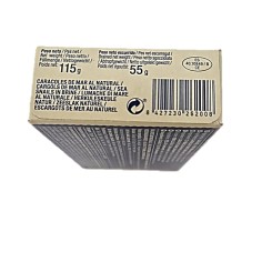 Comprar Caracoles del mar al natural Espinaler  en Salazones Diego 2