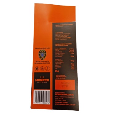 Chocolate negro con naranja 85g